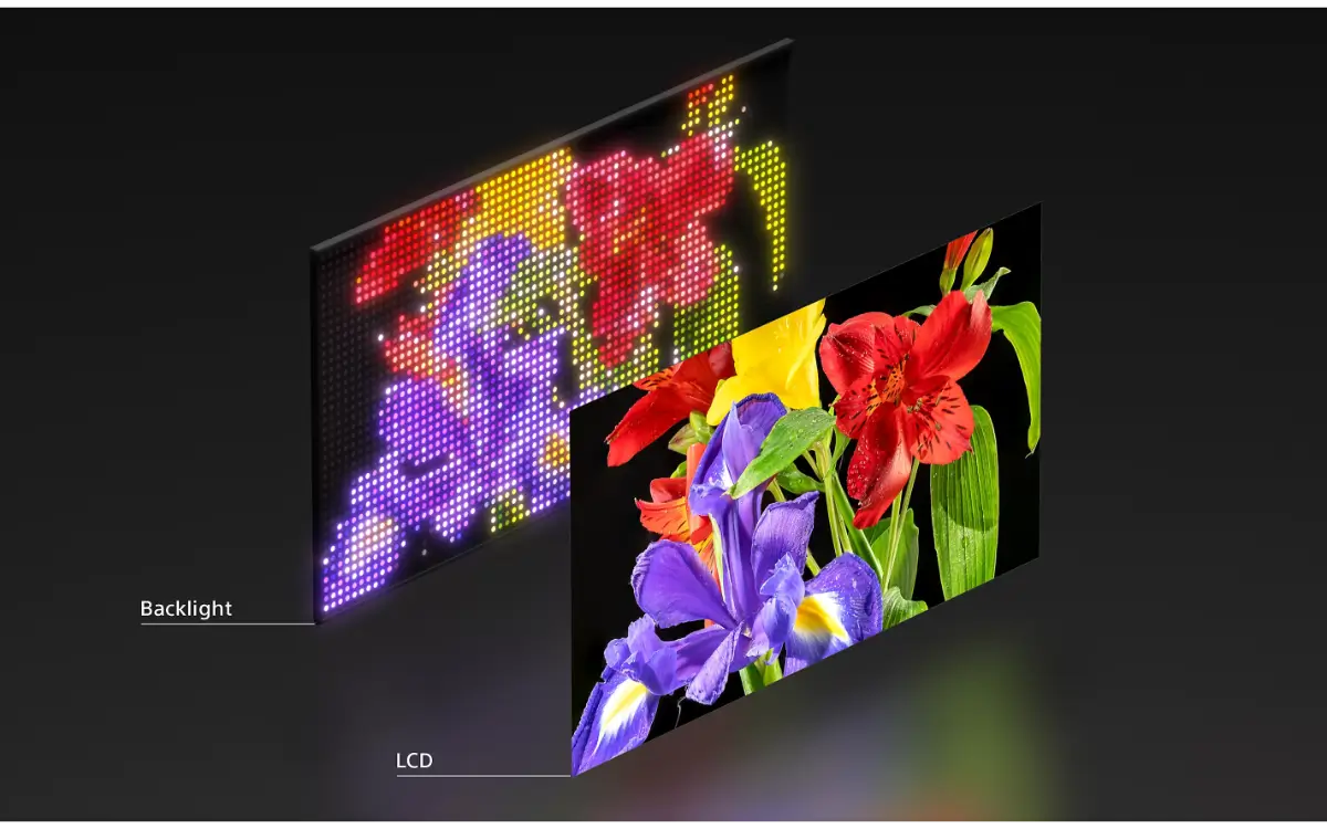 BRAVIA 9 MK2 backlight and LCD panel construction