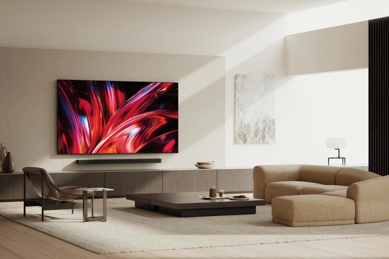 Sony BRAVIA 9 MK2 television in a modern living room
