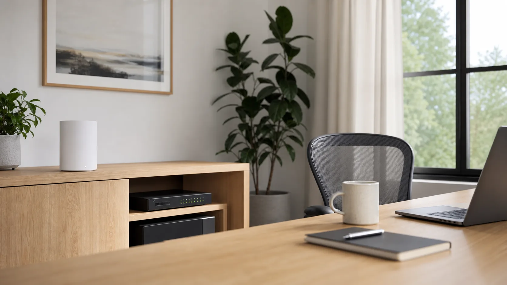 Home WiFi router and networking equipment